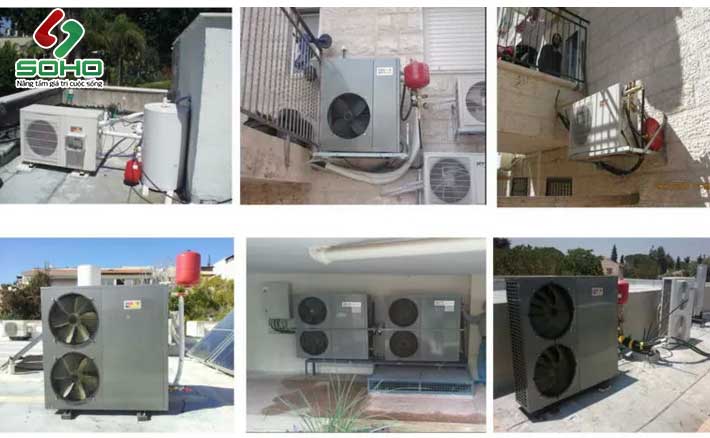 Ứng Dụng Lắp Đặt M&aacute;y Bơm Nhiệt Nước N&oacute;ng Gia Đ&igrave;nh Deron