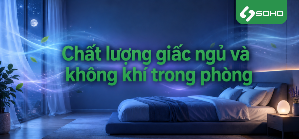 Chất lượng giấc ngủ và không khí trong phòng