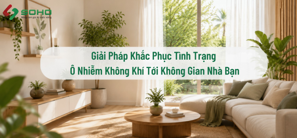Giải Pháp Khắc Phục Tình Trạng Ô Nhiễm Không Khí Tới Không Gian Nhà Bạn