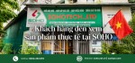 Khách hàng đến xem sản phẩm thực tế tại SOHO