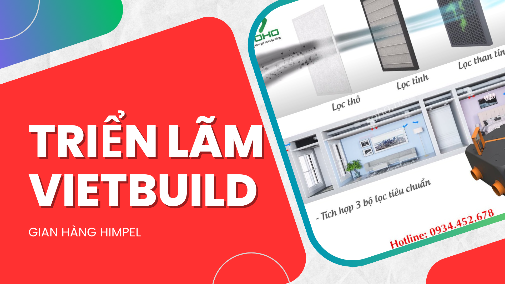 HIMPEL MANG GIẢI PHÁP LỌC KHÍ, CẤP KHÍ TƯƠI ĐẾN TRIỂN LÃM VIETBUILD 2024