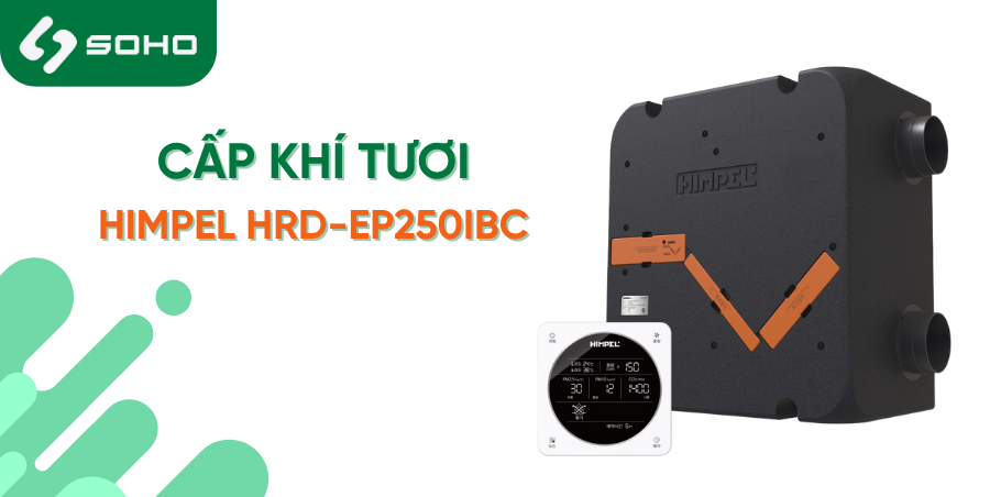 Công trình lắp đặt máy cấp khí tươi HRD-EP250IBC – Giải pháp không khí sạch với lọc khử trùng bằng tia UV diệt sạch virus