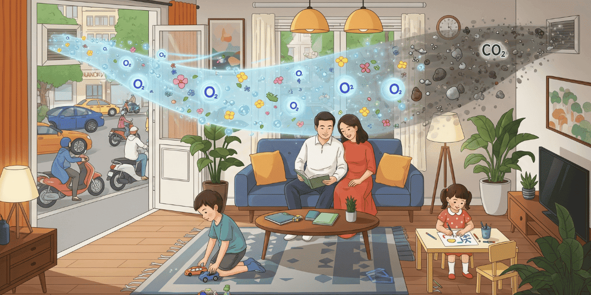 Giải Pháp Cấp Khí Tươi Cho Nhà Ở Hà Nội: Tối Ưu Sức Khỏe & Chất Lượng Sống