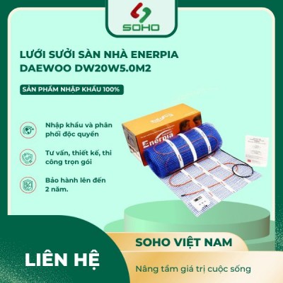 Lưới sưởi sàn nhà Enerpia Daewoo DW20W5.0m2