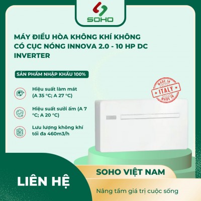 Máy điều hòa không khí không có cục nóng Innova 2.0 - 10 HP DC Inverter