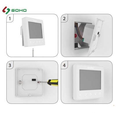 Bộ điều khiển nhiệt sưởi điện WIFI Heatmiser neoStat-E V2