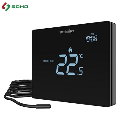 Bộ điều khiển nhiệt sưởi điện Heatmiser Touch-E Carbon