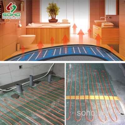 Cáp nhiệt sưởi sàn không từ tính DW-25W22L