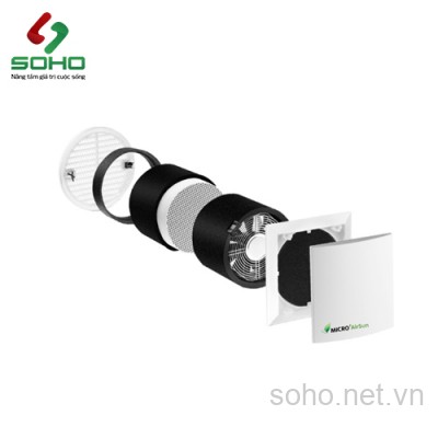 Máy cấp gió tươi gắn tường Micro Airsun Ree-SNP5-A