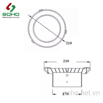 Miệng gió Micro Airsun Ree-AO-D150