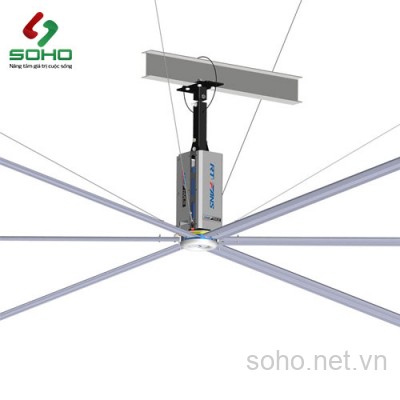 Quạt Trần Công Nghiệp HVLS RT Fans RTF-CF-6E