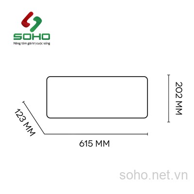 Quạt sưởi treo tường ARGO CHIC WHITE ITALY