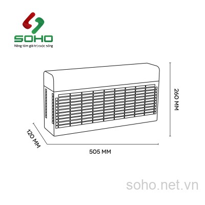 ĐÈN UV BẮT CÔN TRÙNG ARGO H-03