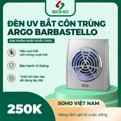 ĐÈN UV BẮT CÔN TRÙNG ARGO BARBASTELLO