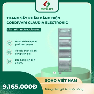Thang Sấy Khăn Bằng Điện Cordivari Claudia Electronic