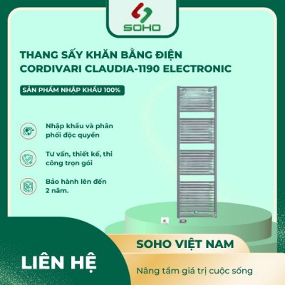 Thang Sấy Khăn Bằng Điện Cordivari Claudia-1190 Electronic