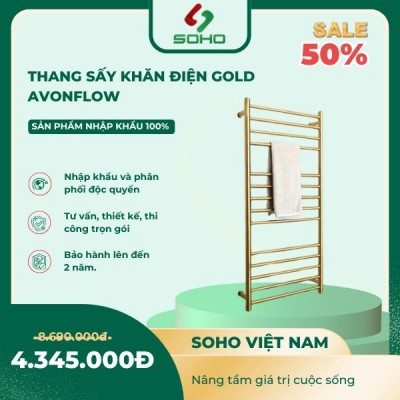 THANG SẤY KHĂN ĐIỆN GOLD AVONFLOW
