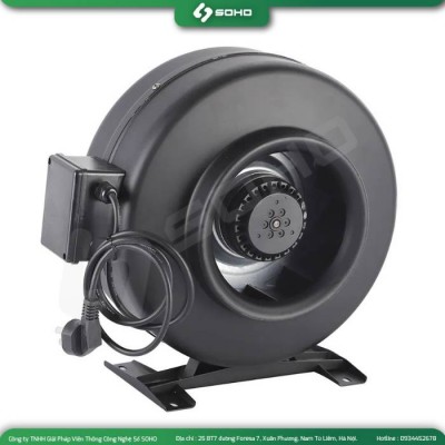 Quạt hút ly tâm nối ống HEE-125I