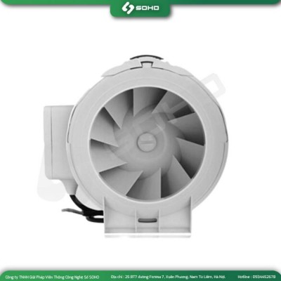 Quạt hút nối ống đồng trục HF-125P
