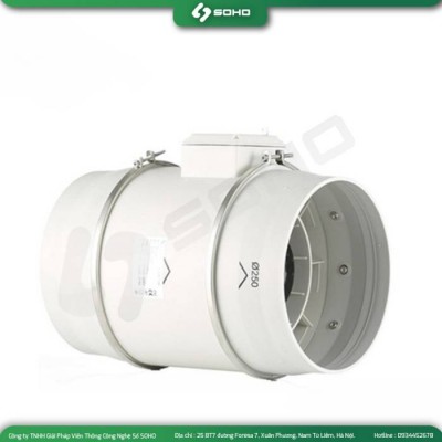 Quạt hút nối ống đồng trục HF-250P