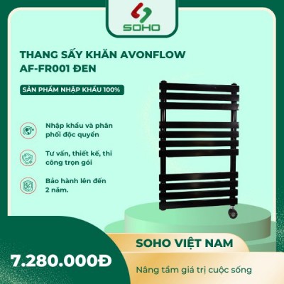 Thang Sấy Khăn Avonflow AF-FR001 Đen