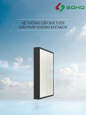 Bộ lọc thay thế Máy cấp gió tươi hồi nhiệt Himpel HRD-50C/ HRD-70C