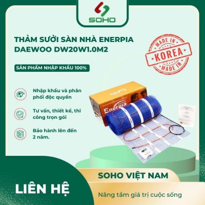 Thảm sưởi sàn nhà Enerpia Daewoo DW20W1.0m2