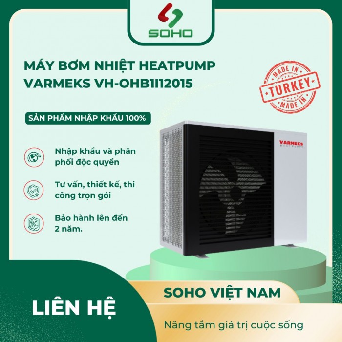 Máy bơm nhiệt Heatpump Varmeks VH-OHB1I12015