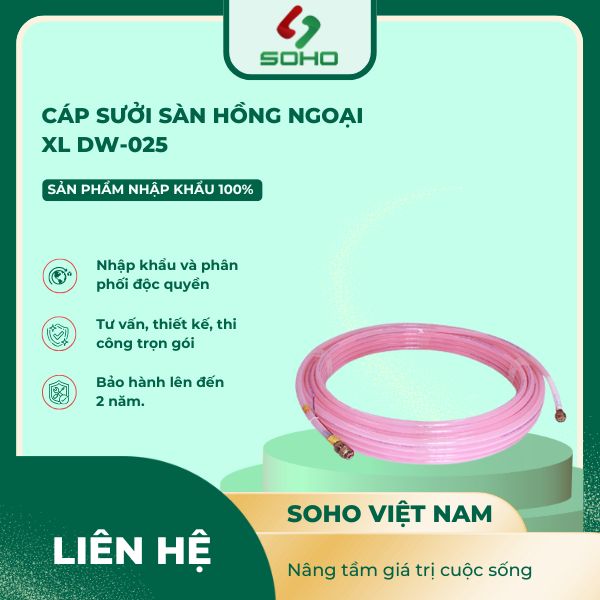 Cáp sưởi sàn hồng ngoại XL DW-025