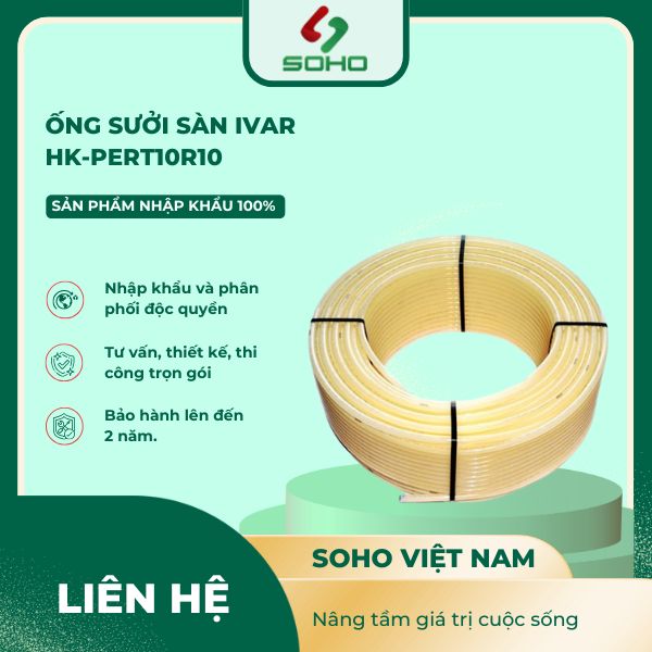 Ống Sưởi Sàn Ivar HK-PERT10R10