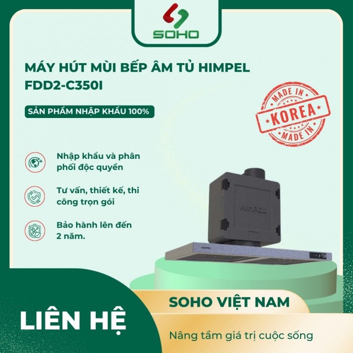 Máy hút mùi bếp âm tủ Himpel FDD2-C350I