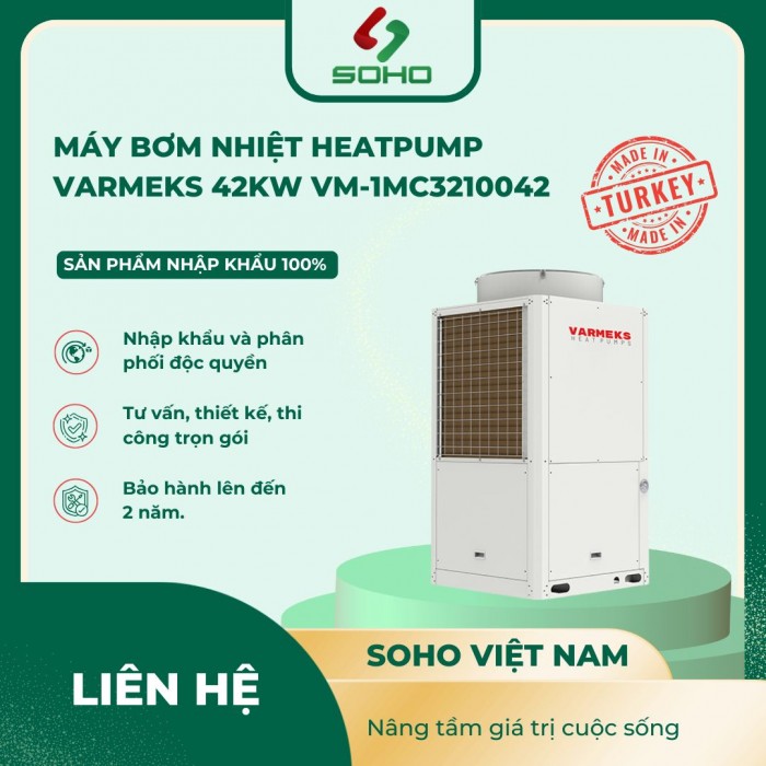 Máy bơm nhiệt Heatpump Varmeks 42Kw VM-1MC3210042