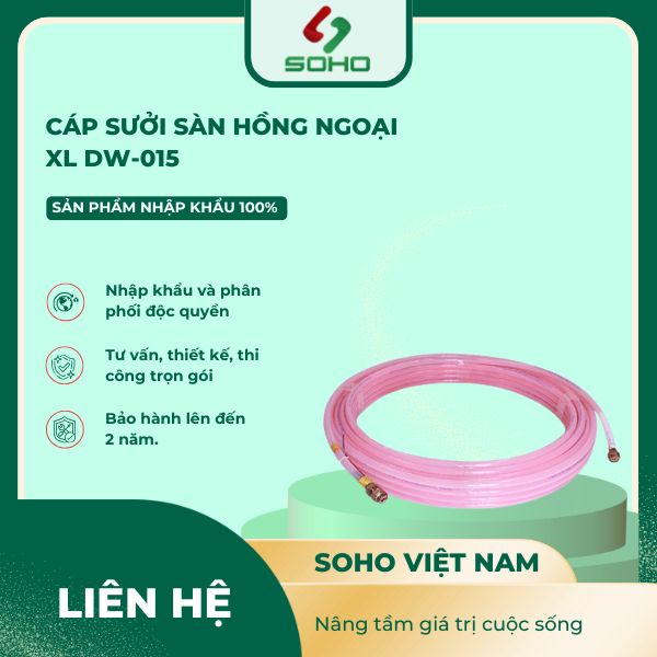 Cáp sưởi sàn hồng ngoại XL DW-015
