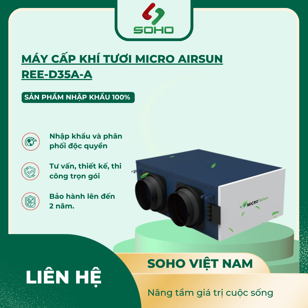Máy Cấp Khí Tươi Micro Airsun Ree-D35A-A
