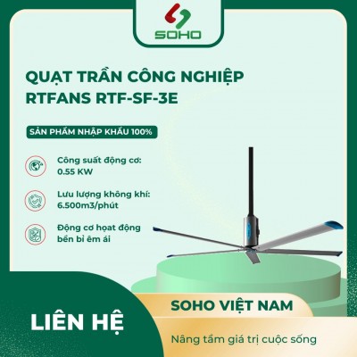 Quạt Trần Công Nghiệp RTFANS RTF-SF-3E